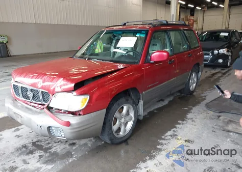 2002 Subaru Forester S z USA, uszkodzony, nr VIN JF1SF65532G753908